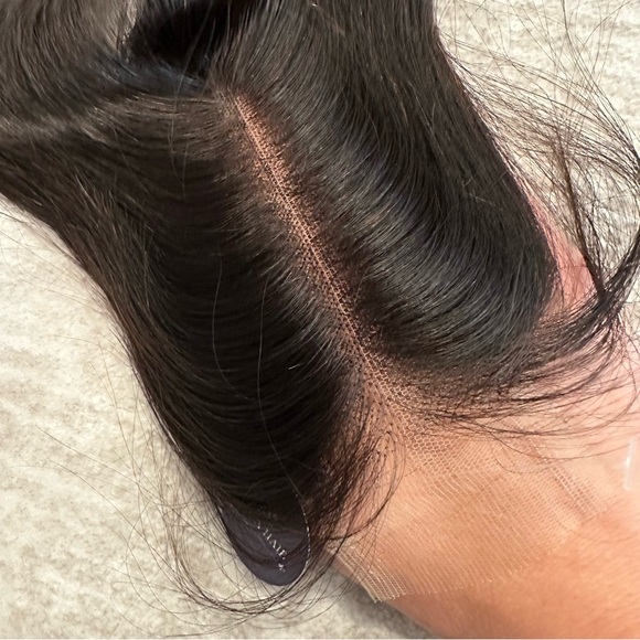 22” Natural Black 2x6 HD Lace Closure 100% Human Hair SKINLIKE 0.095mm #RD5 - Picture 9 of 11